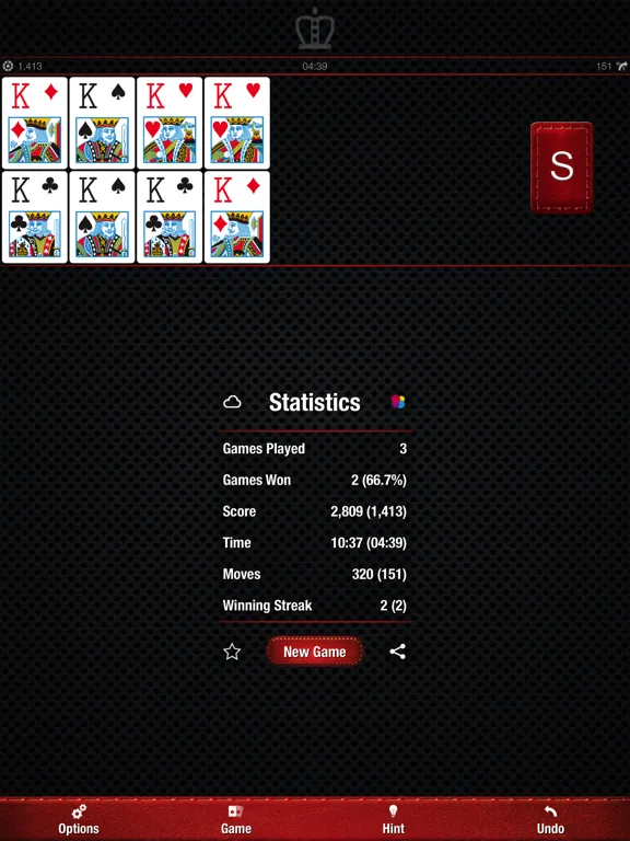 ภาพหน้าจอของ Solitaire 2G Double iPad 