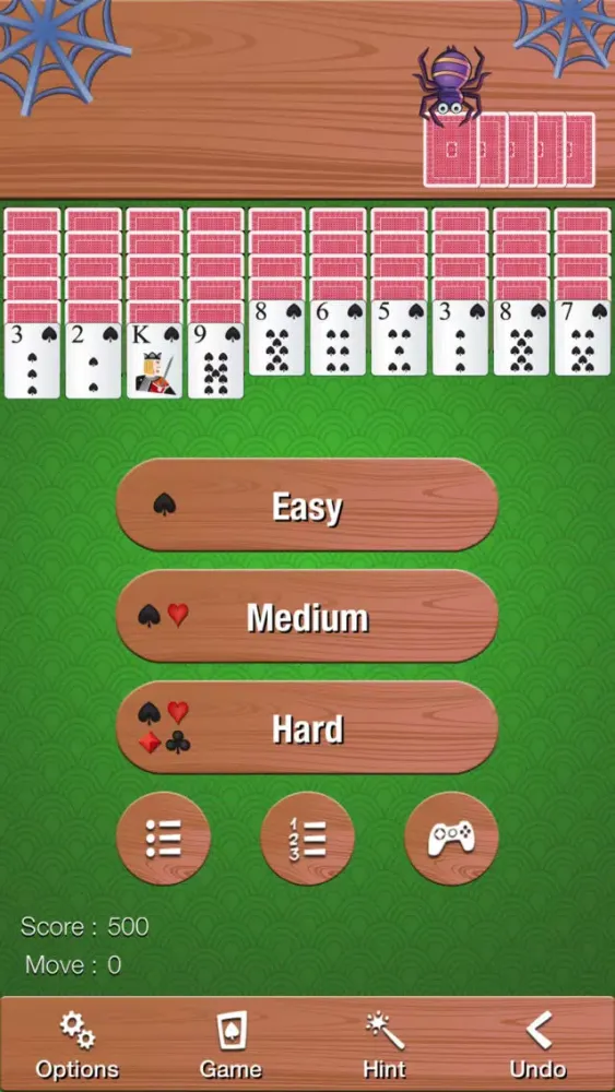 Relaxed Spider Solitaire Pro Screenshots