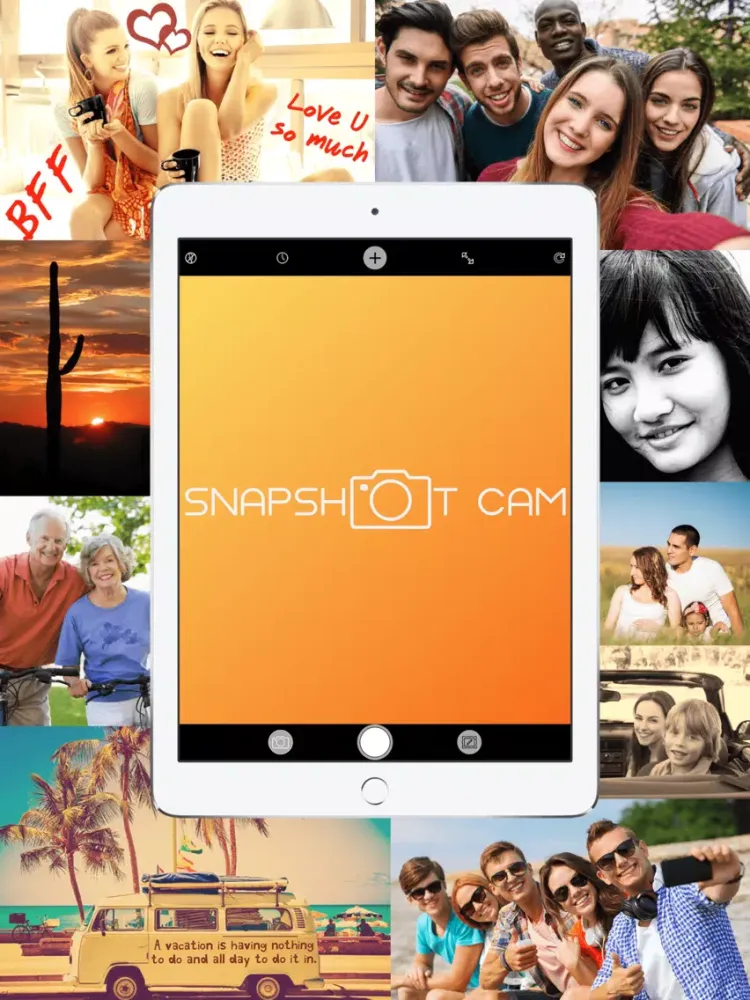 Snapshot Cam - Draw on Pictures & Add Text to Photos iPad  스크린샷