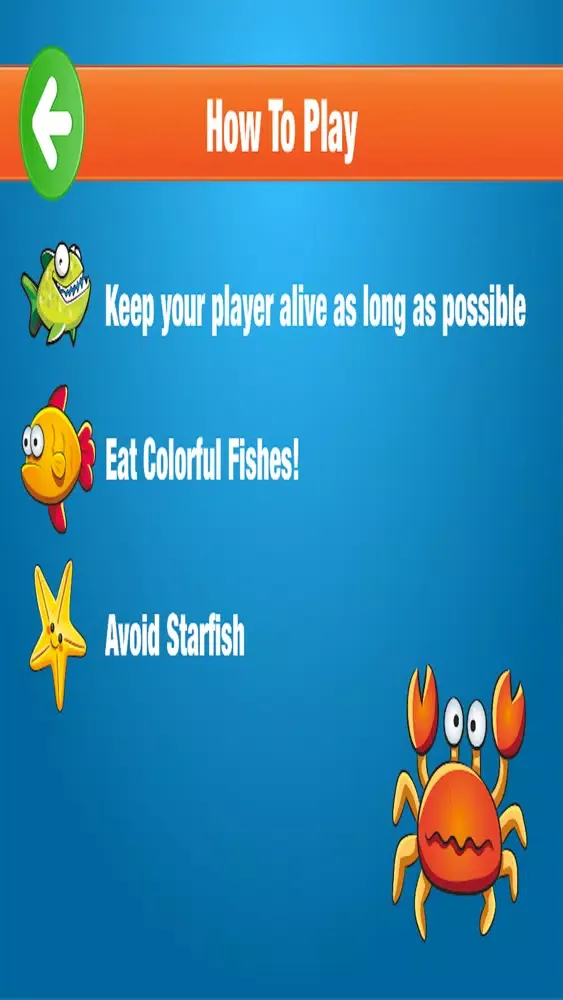 Capturas de tela do Hungry Fish.
