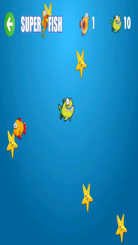 Capturas de tela do Hungry Fish.