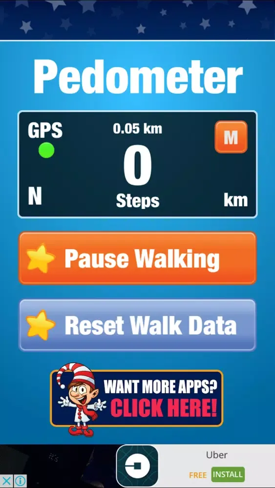 Zrzuty ekranu Pedometer - Step Counter