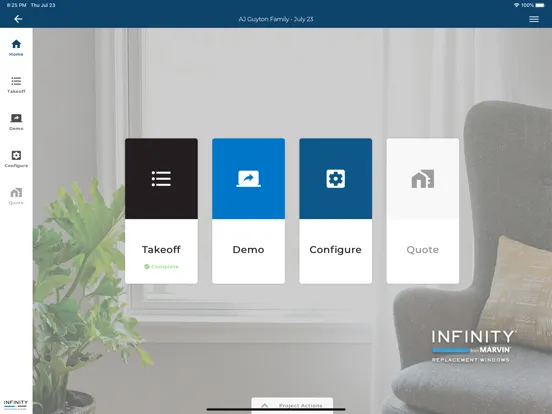ภาพหน้าจอของ Infinity Designer iPad 