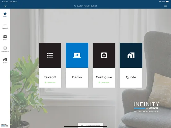 ภาพหน้าจอของ Infinity Designer iPad 