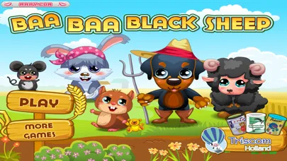 Baa Baa Black Sheep – Nursery rhyme and educational puzzle game for little kids スクリーンショット