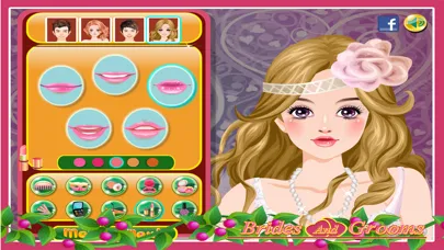Bride and Groom - Fun wedding dress up and make up game with brides and grooms for kids スクリーンショット