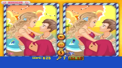 تصاویر Little Mermaid - Find the differences game for kids