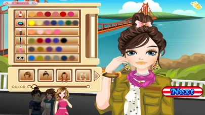 Capturas de pantalla de American Girls - Dress up and make up game for kids who love fashion games