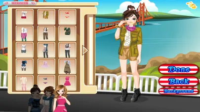 Capturas de pantalla de American Girls - Dress up and make up game for kids who love fashion games