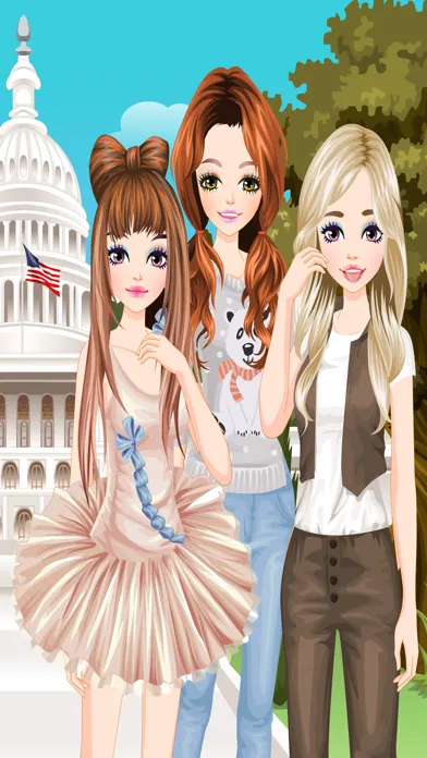 American Girls 2 - Dress up and make up game for kids who love fashion games スクリーンショット