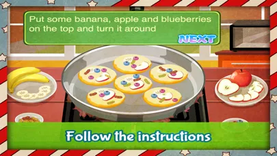 American Pancakes - learn how to make delicious pancakes with this cooking game! Ekran Görüntüleri