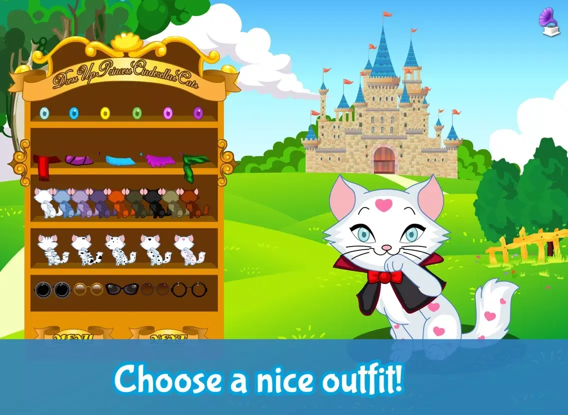 Cinderella's Cat - Girl Games iPad  Screenshots