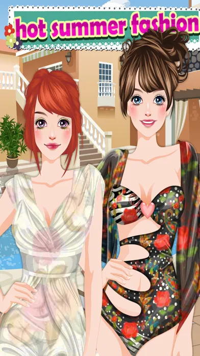 Hot Summer Fashion – play this fashion model game for girls who like to  play dressup and makeup games in summer Screenshots