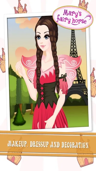Mary's Fairy Horse Dress up - Dress up  and make up game for people who love horse games Ekran Görüntüleri