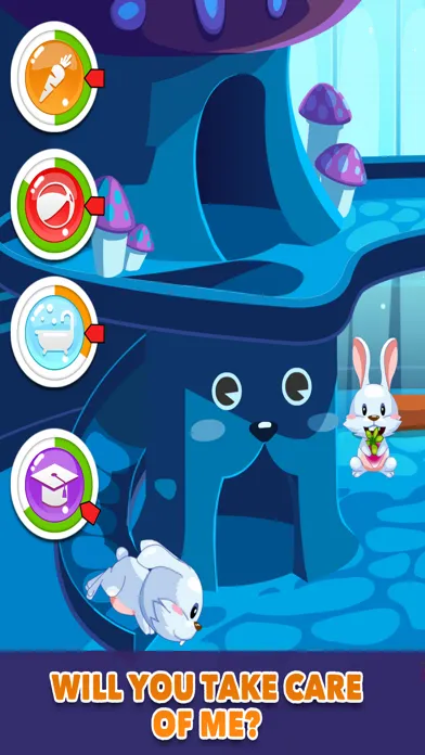 Screenshot di My Sweet Bunny - Your own little bunny to play with and take care of!