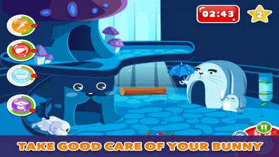 Screenshot di My Sweet Bunny - Your own little bunny to play with and take care of!