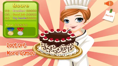 ภาพหน้าจอของ Tessa’s Schwarzwälder Kirschtorte – learn how to bake your Schwarzwälder Kirschtorte in this cooking game for kids