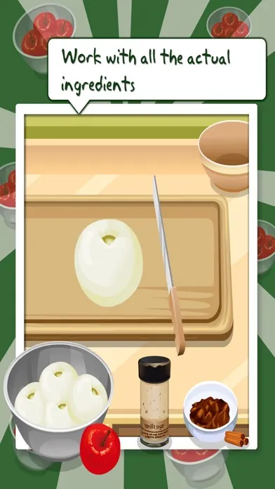 Tessa’s cooking apple strudel – learn how to bake your Apple Strudel in this cooking game for kids スクリーンショット