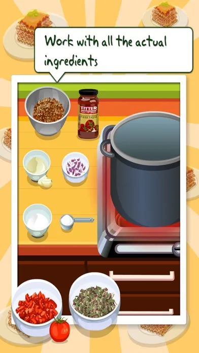 Скриншоты Tessa’s Cooking Lasagne– learn how to bake your Lasagne in this cooking game for kids