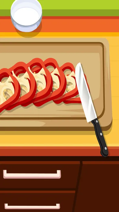 Tangkapan layar Tessa’s Pizza – learn how to bake your pizza in this cooking game for kids