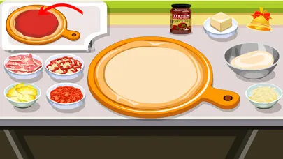 Tangkapan layar Tessa’s Pizza – learn how to bake your pizza in this cooking game for kids