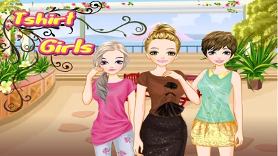 T-shirt Girls - Dress up and make up game for kids who love fashion t-shirts Screenshots