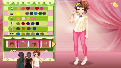 T-shirt Girls - Dress up and make up game for kids who love fashion t-shirts Screenshots