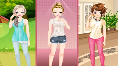T-shirt Girls - Dress up and make up game for kids who love fashion t-shirts Screenshots