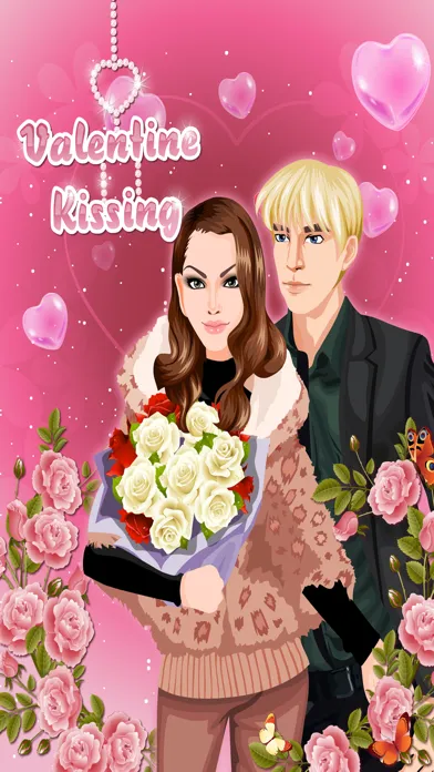 Valentine Kissing – Kissing Game for girls in love at Valentine day Screenshots
