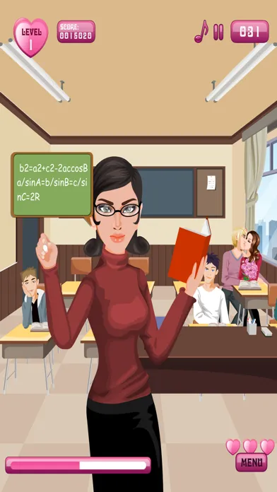 Valentine Kissing – Kissing Game for girls in love at Valentine day Screenshots