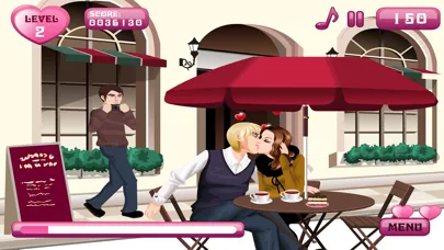 Valentine Kissing – Kissing Game for girls in love at Valentine day Screenshots