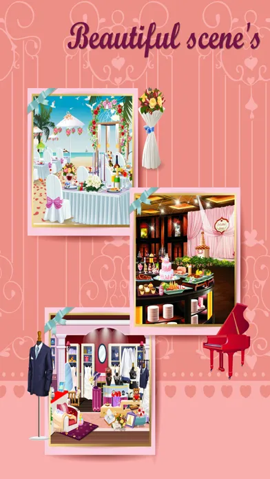 Screenshot di Wedding Dream – Hidden object puzzle game about brides and grooms
