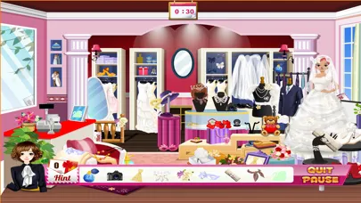 Screenshot di Wedding Dream – Hidden object puzzle game about brides and grooms