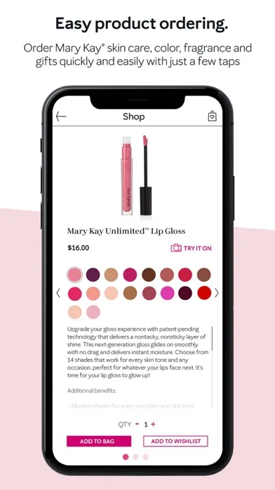Tangkapan skrin Mary Kay® Interactive Catalog