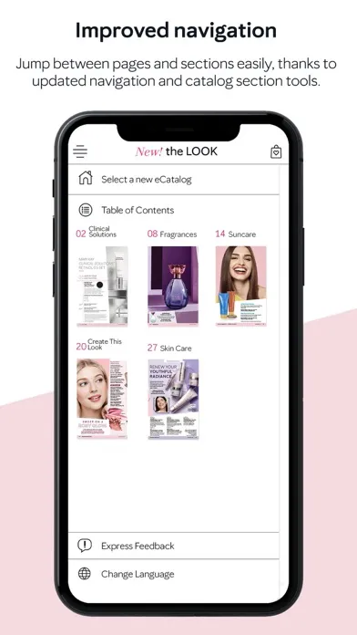 Tangkapan skrin Mary Kay® Interactive Catalog