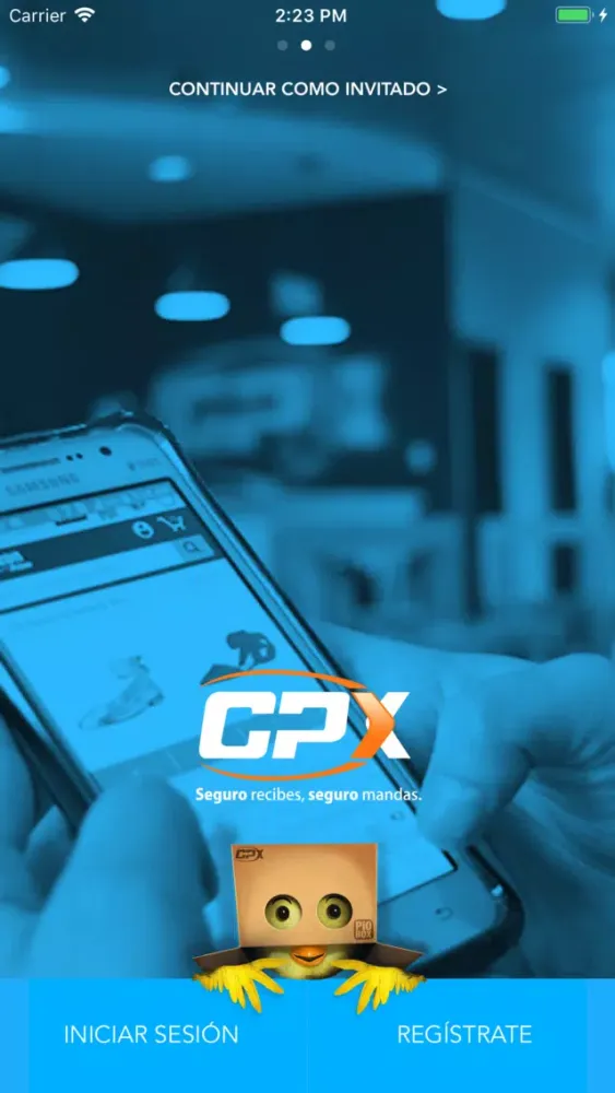 Capturas de tela do CPX