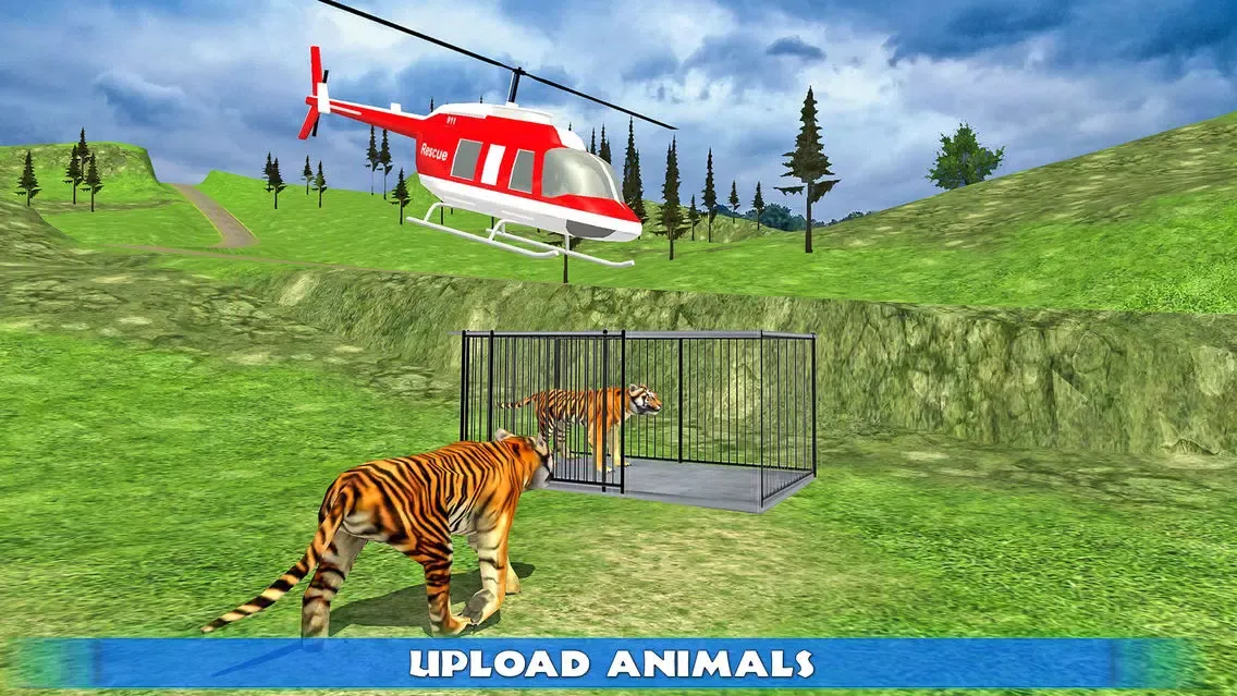 Capturas de tela do Helicopter Rescue Animal Transport