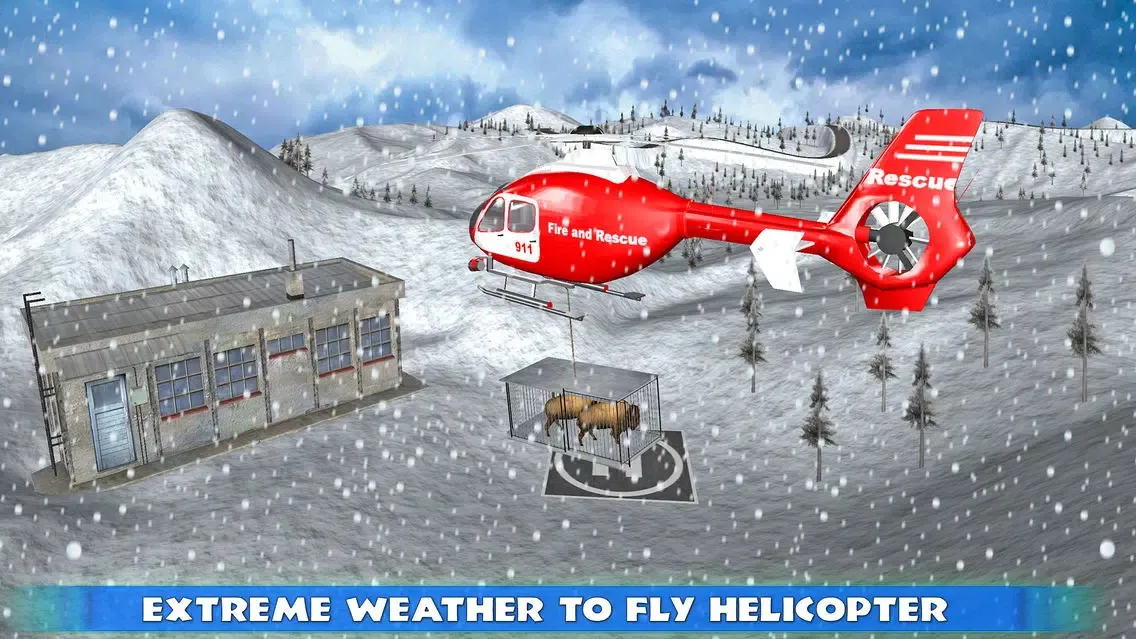 Capturas de tela do Helicopter Rescue Animal Transport
