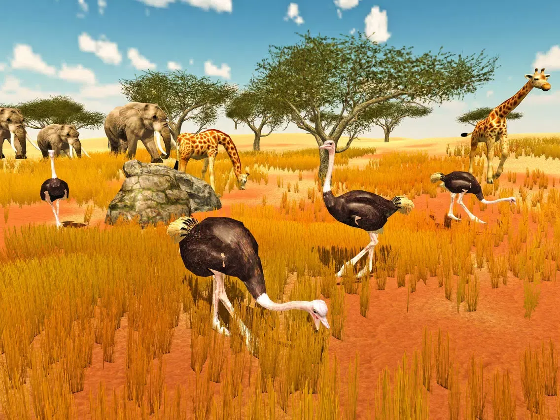 Furious Ostrich Simulator iPad 應用截圖
