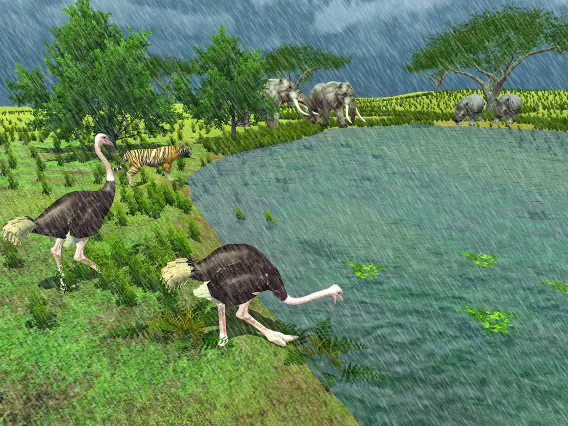 Furious Ostrich Simulator iPad 應用截圖