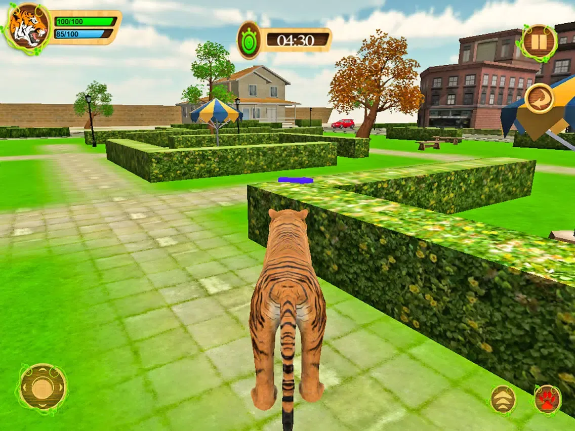 Screenshot di Wild Tiger Beast City Attack iPad 