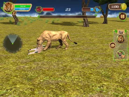 Wild Lion Family Simulator iPad  স্ক্রিনশট
