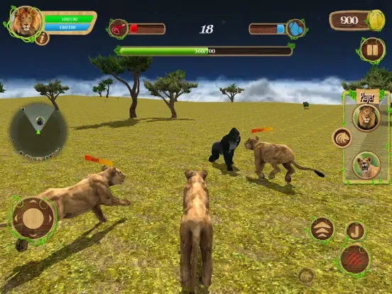 Wild Lion Family Simulator iPad  স্ক্রিনশট