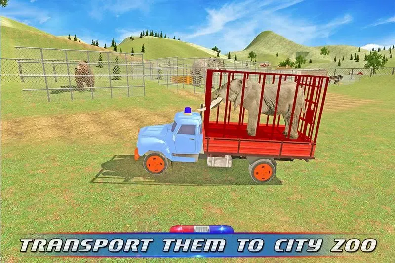 Police Truck Transport Animals Screenshots