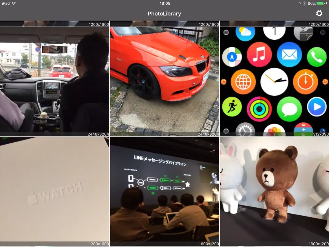 تصاویر Photrim -resize, compression, and crop photos- iPad 