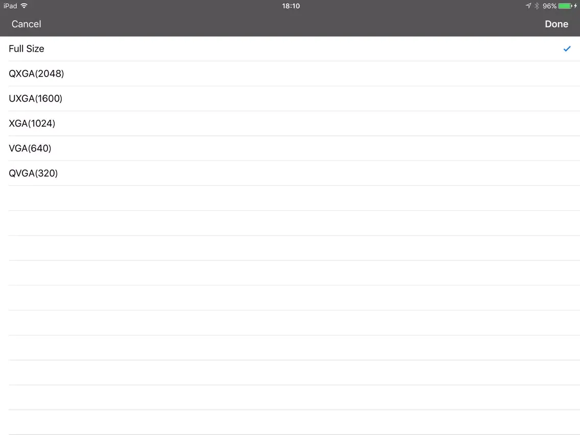 تصاویر Photrim -resize, compression, and crop photos- iPad 
