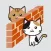 Cat and Wall