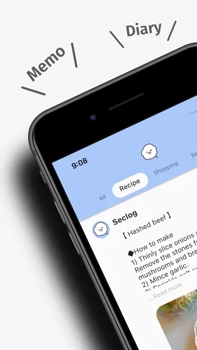Seclog - SNS Style Memo, Diary Screenshots