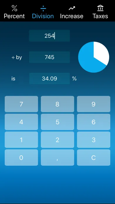Capturas de pantalla de Percent Calculator easy