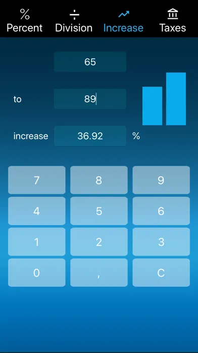 Capturas de pantalla de Percent Calculator easy